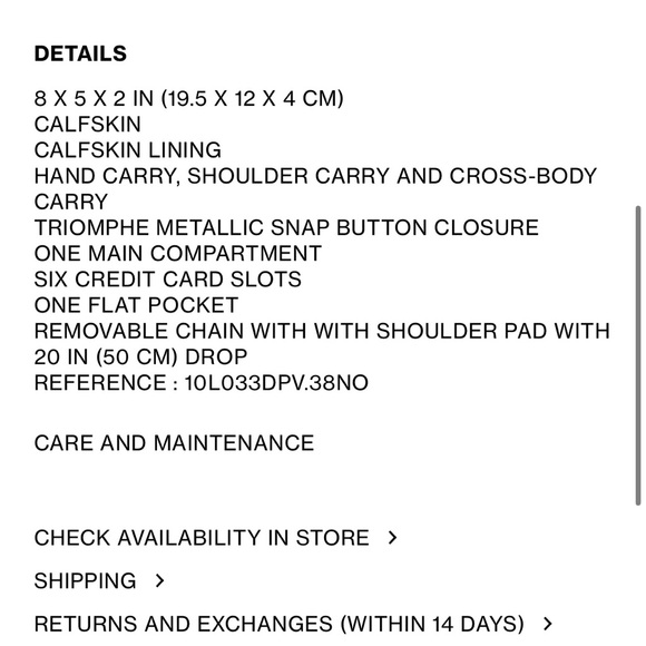 Celine Wallet on chain - Picture 3 of 7